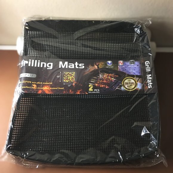 Pair of 13” x 13” Square Non-Stick Mesh Grilling Baskets/Mats 🔥NEW IN PA… - Picture 2 of 13